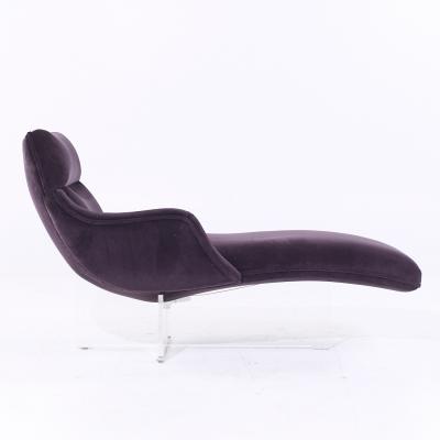 Vladimir Kagan Vladimir Kagan Mid Century Erica Lucite Chaise Lounge