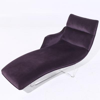 Vladimir Kagan Vladimir Kagan Mid Century Erica Lucite Chaise Lounge