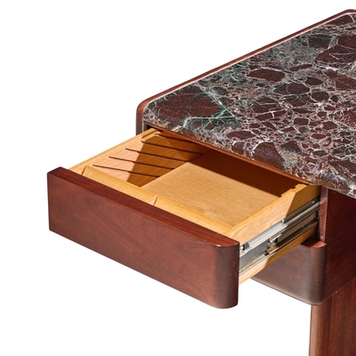 Vladimir Kagan Vladimir Kagan Mid Century Marble Top Executive Desk