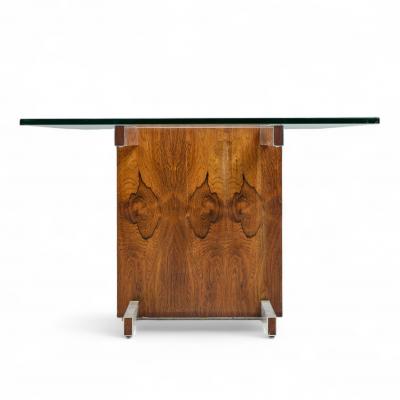 Vladimir Kagan Vladimir Kagan Model 6705 Cubist Rosewood Expanding Dining Table with 2 Leaves