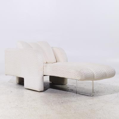 Vladimir Kagan Vladimir Kagan Model 7530 Deco Chaise Lounge Chair