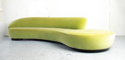 Vladimir Kagan Vladimir Kagan Monumental Serpentine Sofa Available for Custom Upholstery