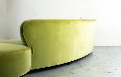 Vladimir Kagan Vladimir Kagan Monumental Serpentine Sofa Available for Custom Upholstery