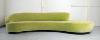Vladimir Kagan Vladimir Kagan Monumental Serpentine Sofa Available for Custom Upholstery