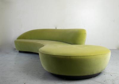 Vladimir Kagan Vladimir Kagan Monumental Serpentine Sofa Available for Custom Upholstery