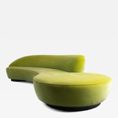Vladimir Kagan Vladimir Kagan Monumental Serpentine Sofa Available for Custom Upholstery