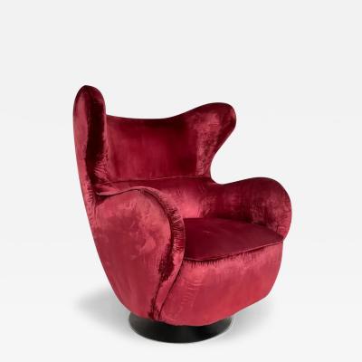 Vladimir Kagan Vladimir Kagan New York Collection Swivel Chair with Original Upholstery