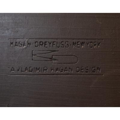 Vladimir Kagan Vladimir Kagan One of a Kind Credenza with Carved Center Panels 1940s Signed 