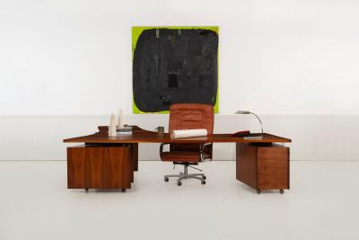 Vladimir Kagan Vladimir Kagan Personal Custom Partner s Desk Kagan Dreyfuss New York 1950