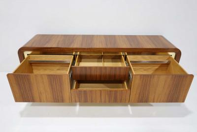 Vladimir Kagan Vladimir Kagan Ribbon Sideboard Credenza in Tawi Wood