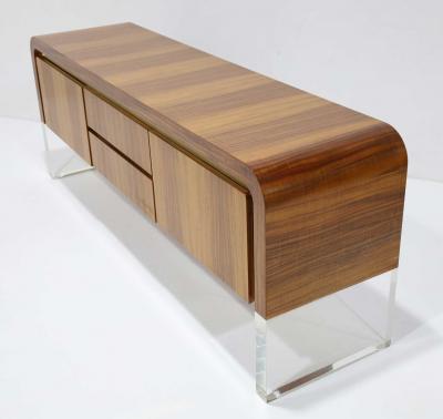 Vladimir Kagan Vladimir Kagan Ribbon Sideboard Credenza in Tawi Wood