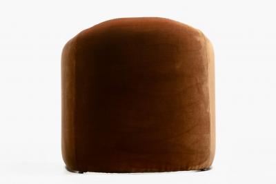 Vladimir Kagan Vladimir Kagan Sculptural Chairs for Preview in Caramel Velvet c 1980