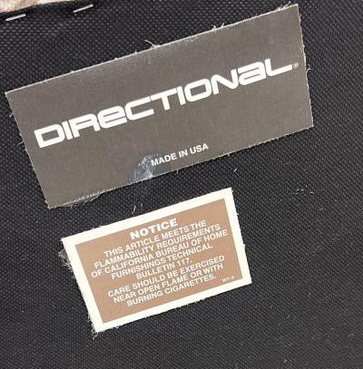 Vladimir Kagan Vladimir Kagan Serpentine Cloud Sofa Directional in Chinoiserie Tiger Velvet