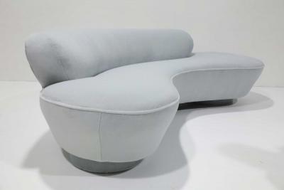 Vladimir Kagan Vladimir Kagan Serpentine Cloud Sofa in Plush Mohair