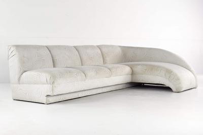 Vladimir Kagan Vladimir Kagan Style Mid Century Preview Sectional Sofa with Chaise