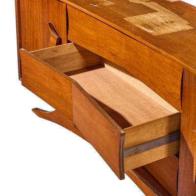 Vladimir Kagan Vladimir Kagan Style Mid Century Walnut Lowboy Dresser