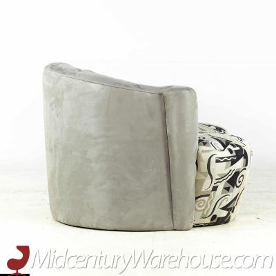 Vladimir Kagan Vladimir Kagan Style Weiman Mid Century Sculptural Curved Sofa