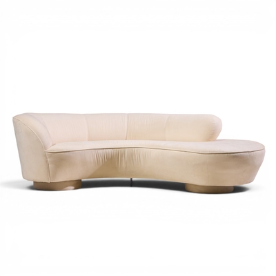 Vladimir Kagan Vladimir Kagan for Directional Mid Century Cloud Sculpted Sofa