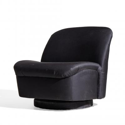 Vladimir Kagan Vladimir Kagan for Directional Mid Century Swivel Lounge Chair