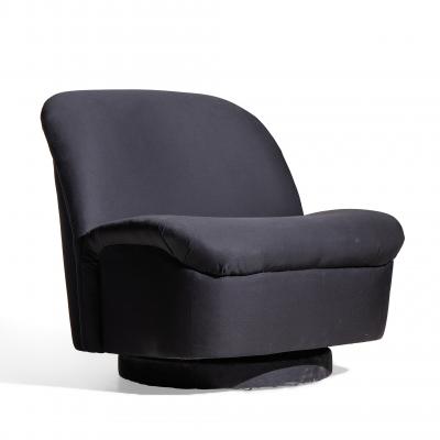 Vladimir Kagan Vladimir Kagan for Directional Mid Century Swivel Lounge Chair