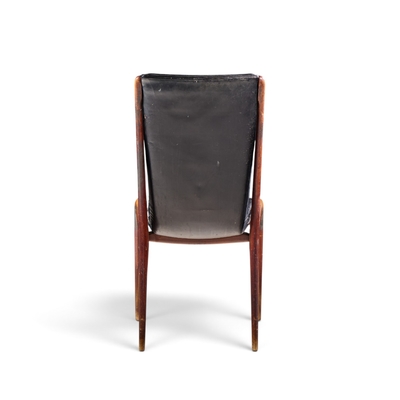Vladimir Kagan Vladimir Kagan for Dreyfuss VK 101 Mid Century Walnut Sling Chairs Pair