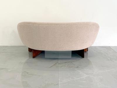 Vladimir Kagan Vladimir Kagan for Kagan Dreyfuss Inc Model 6999 Loveseat Chenille 1950s