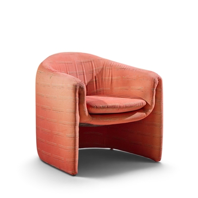 Vladimir Kagan Vladimir Kagan for Preview Mid Century Lounge Chairs Pair