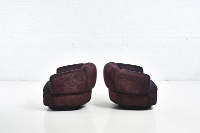 Vladimir Kagan for Directional Swivel Chairs 1980