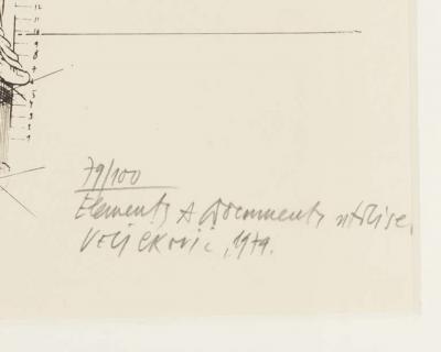 Vladimir Velickovic Large Lithograph by Vladimir Velickovic France 