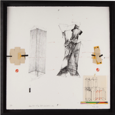 Vladimir Velickovic Vladimir Velickovic France Born 1935 a color lithograph with collage