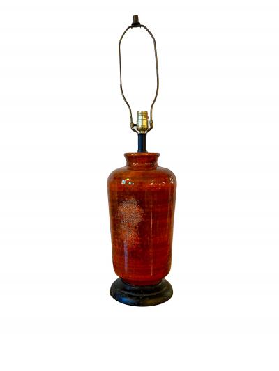 Volcano Glazed Ceramic Table Lamp