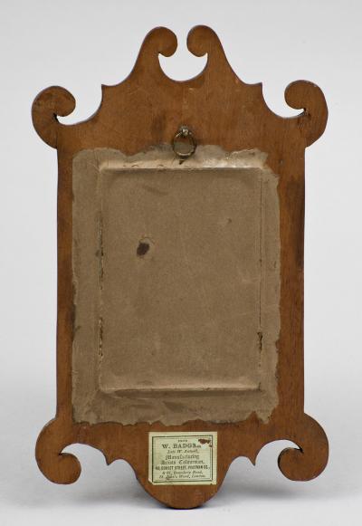 W Badger Antique Miniature Chippendale Mirror Circa 1875