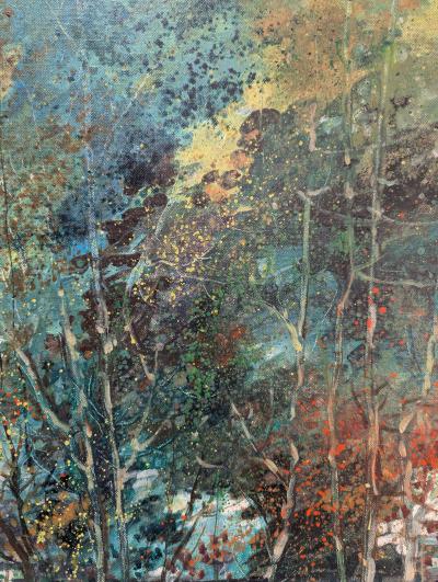 W Carl Burger W Carl Burger Painting Romantic Forest