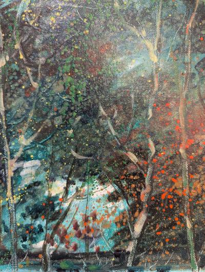 W Carl Burger W Carl Burger Painting Romantic Forest