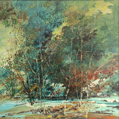 W Carl Burger W Carl Burger Painting Romantic Forest