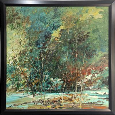 W Carl Burger W Carl Burger Painting Romantic Forest