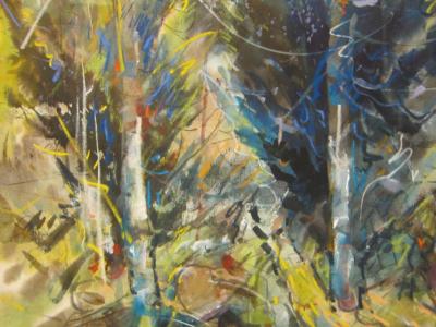 W Carl Burger W Carl Burger Painting Stockton Russ 
