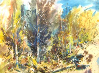 W Carl Burger W Carl Burger Painting Stockton Russ 