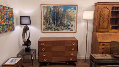 W Carl Burger W Carl Burger Painting Stockton Russ 