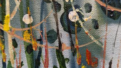 W Carl Burger W Carl Burger Painting Tall Grass 