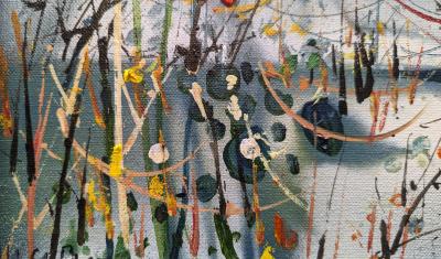 W Carl Burger W Carl Burger Painting Tall Grass 