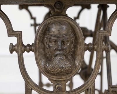 W G Grace Cast Iron Pub Table