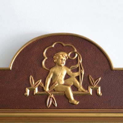 W Lundell Swedish Art Deco Mirror by W Lundell