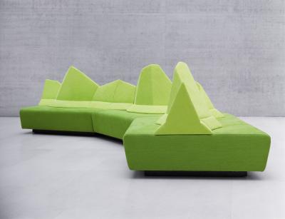 WALKING CHAIR Kohlmaier Manufaktur MONTE BELLO modular mountain range sofa