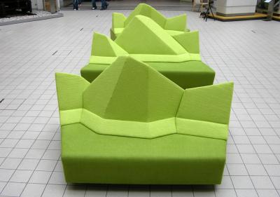 WALKING CHAIR Kohlmaier Manufaktur MONTE BELLO modular mountain range sofa