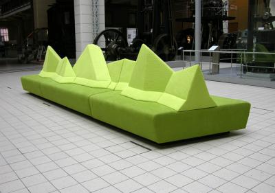 WALKING CHAIR Kohlmaier Manufaktur MONTE BELLO modular mountain range sofa