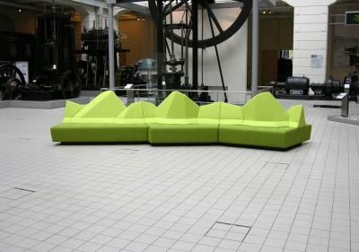 WALKING CHAIR Kohlmaier Manufaktur MONTE BELLO modular mountain range sofa