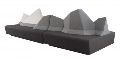 WALKING CHAIR Kohlmaier Manufaktur MONTE BELLO modular mountain range sofa