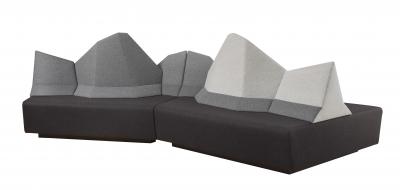 WALKING CHAIR Kohlmaier Manufaktur MONTE BELLO modular mountain range sofa