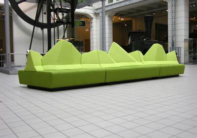 WALKING CHAIR Kohlmaier Manufaktur MONTE BELLO modular mountain range sofa